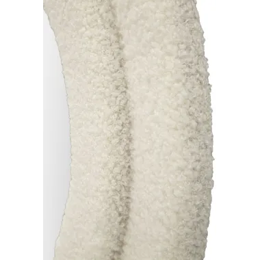 LUSTRO ZAWIESZANE TEDDY KREMOWE 60X4X160 cm (WYMIAR LUSTRA 39X137 cm)